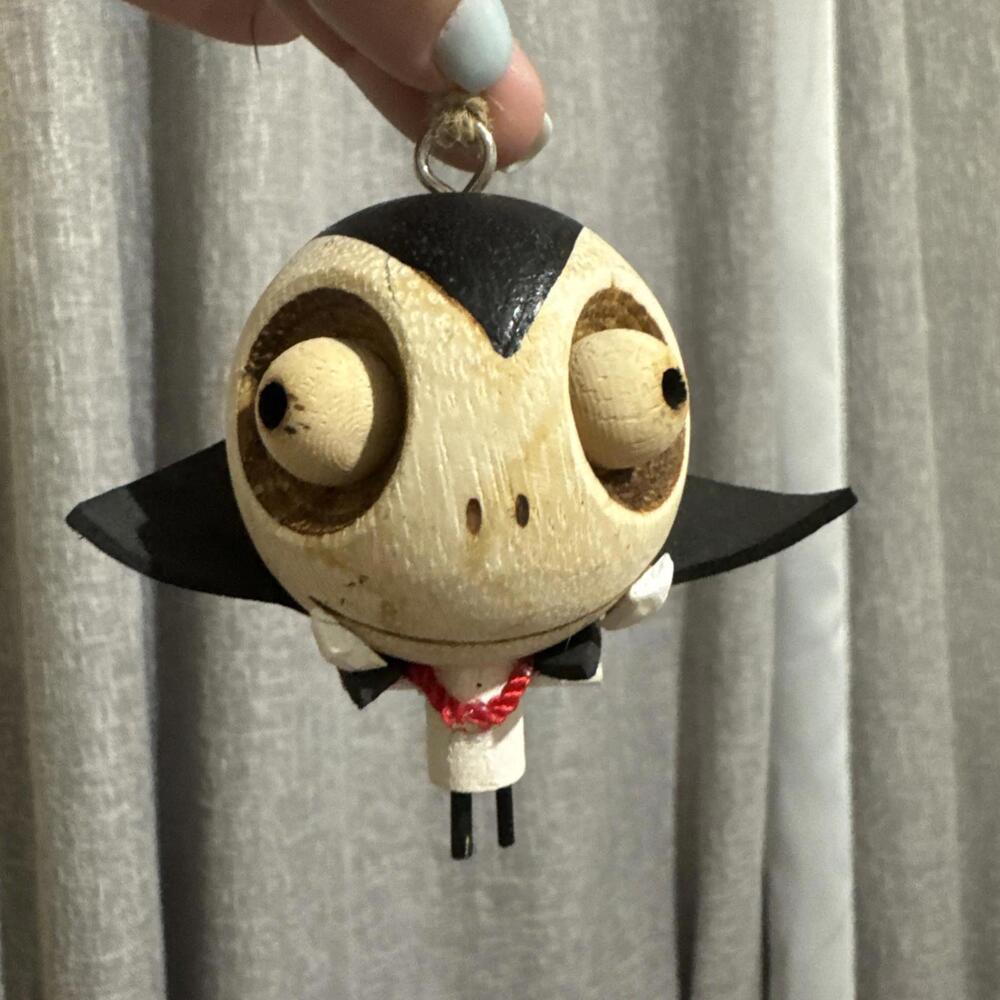 Pier 1 One Imports Crazy Head Dracula Ornament Halloween #SP
